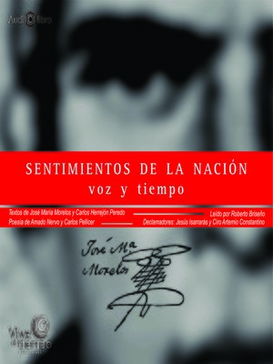 cover image of Sentimientos de la Nación